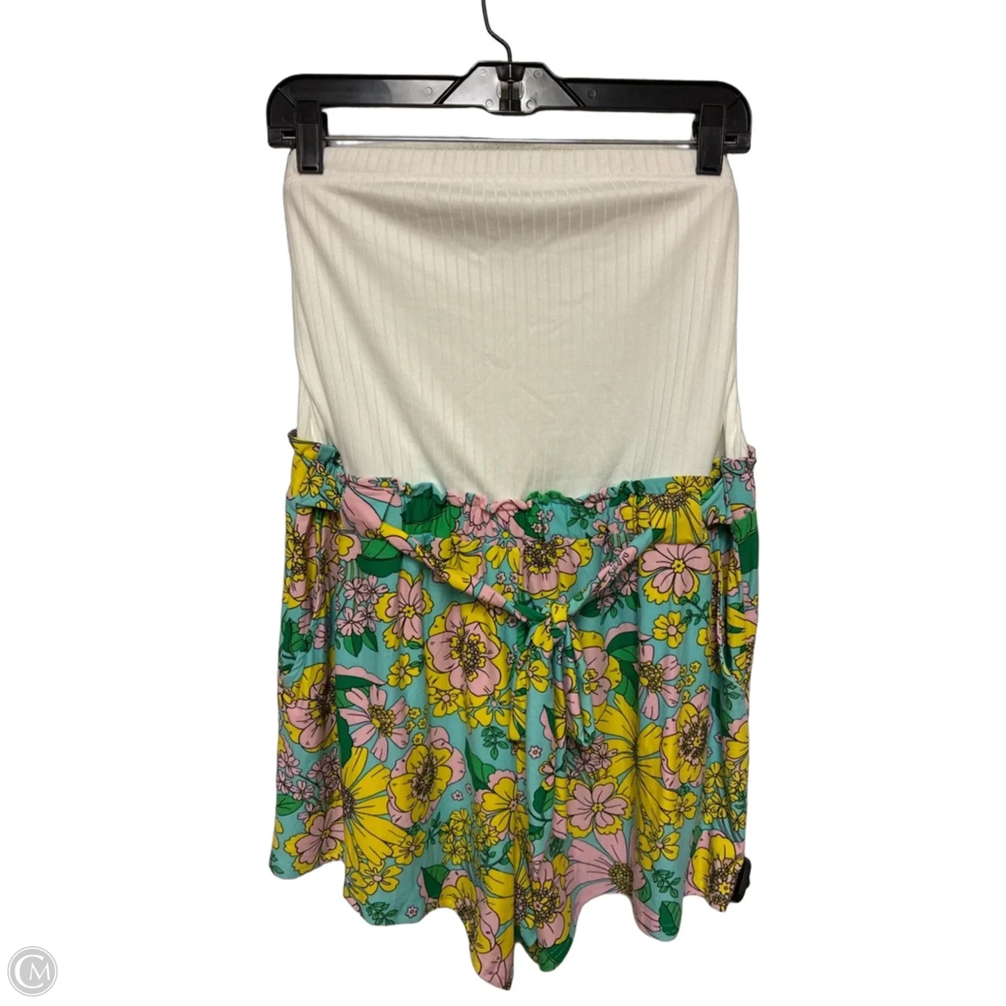 Romper By Jolie & Joy In Floral Print, Size: 2x