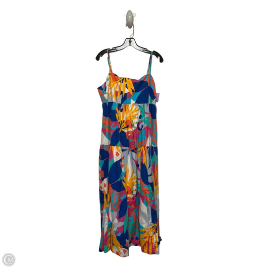 Dress Casual Maxi By J. Crew In Multi-colored, Size: Xl