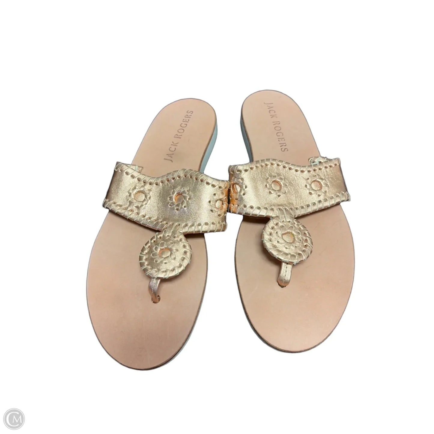 Sandals Flats By Jack Rogers In Rose Gold, Size: 8