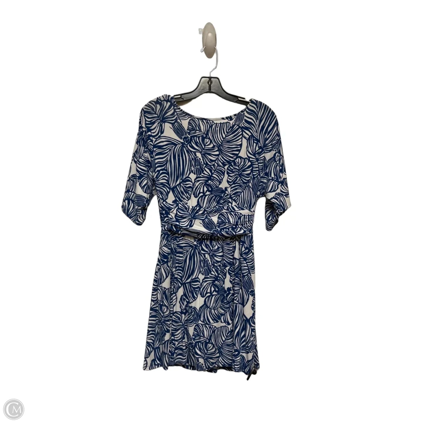 Dress Designer By Lilly Pulitzer In Blue & White, Size: Xs