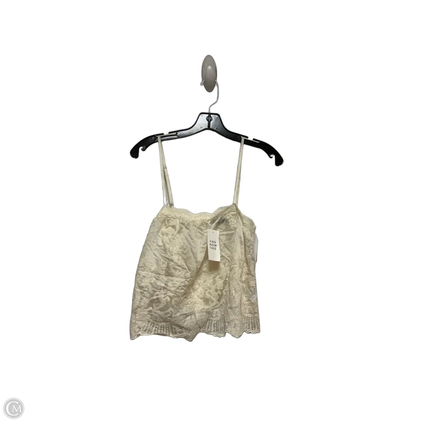 Top Sleeveless By And Now This In Cream, Size: Xs