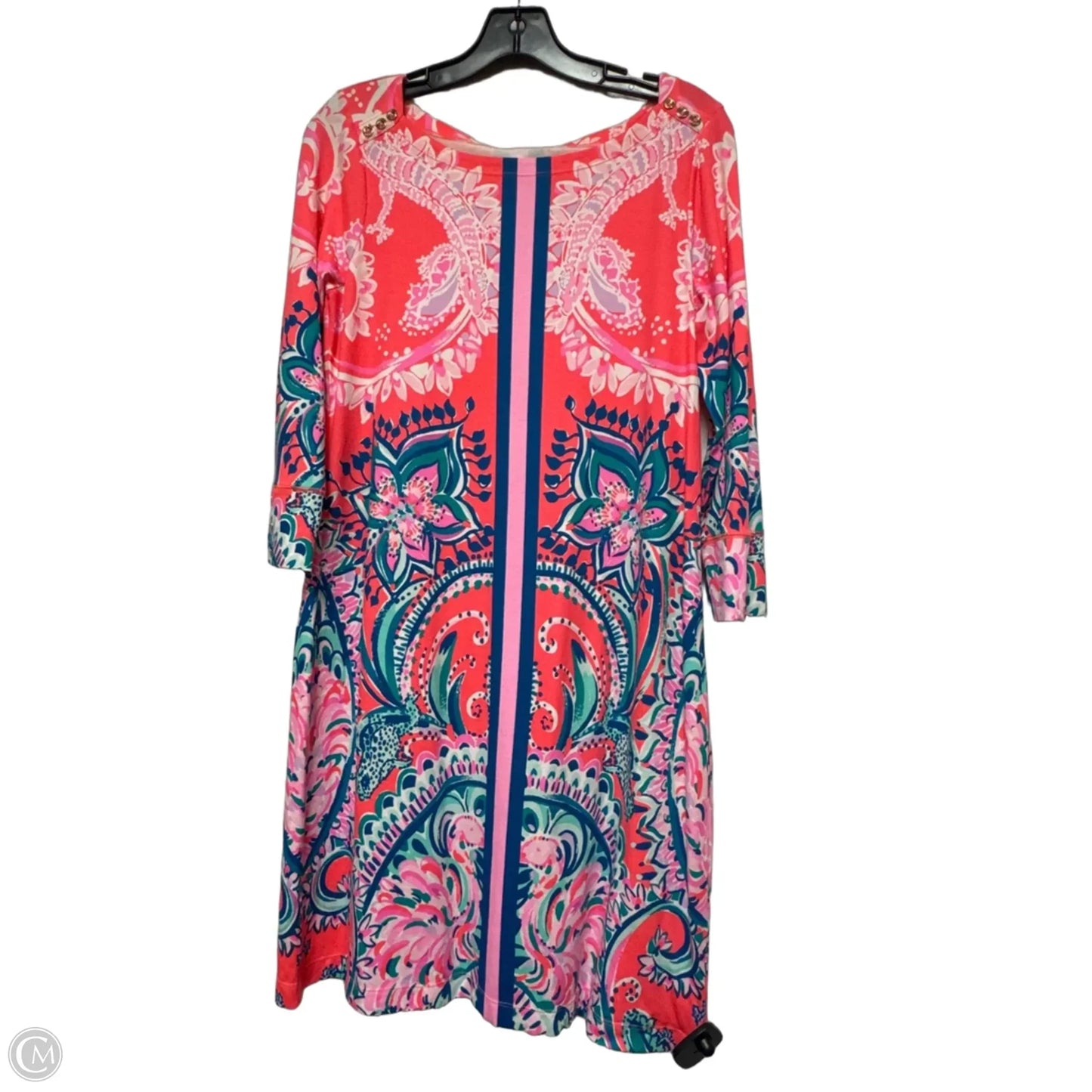 Dress Designer By Lilly Pulitzer In Blue & Orange, Size: M