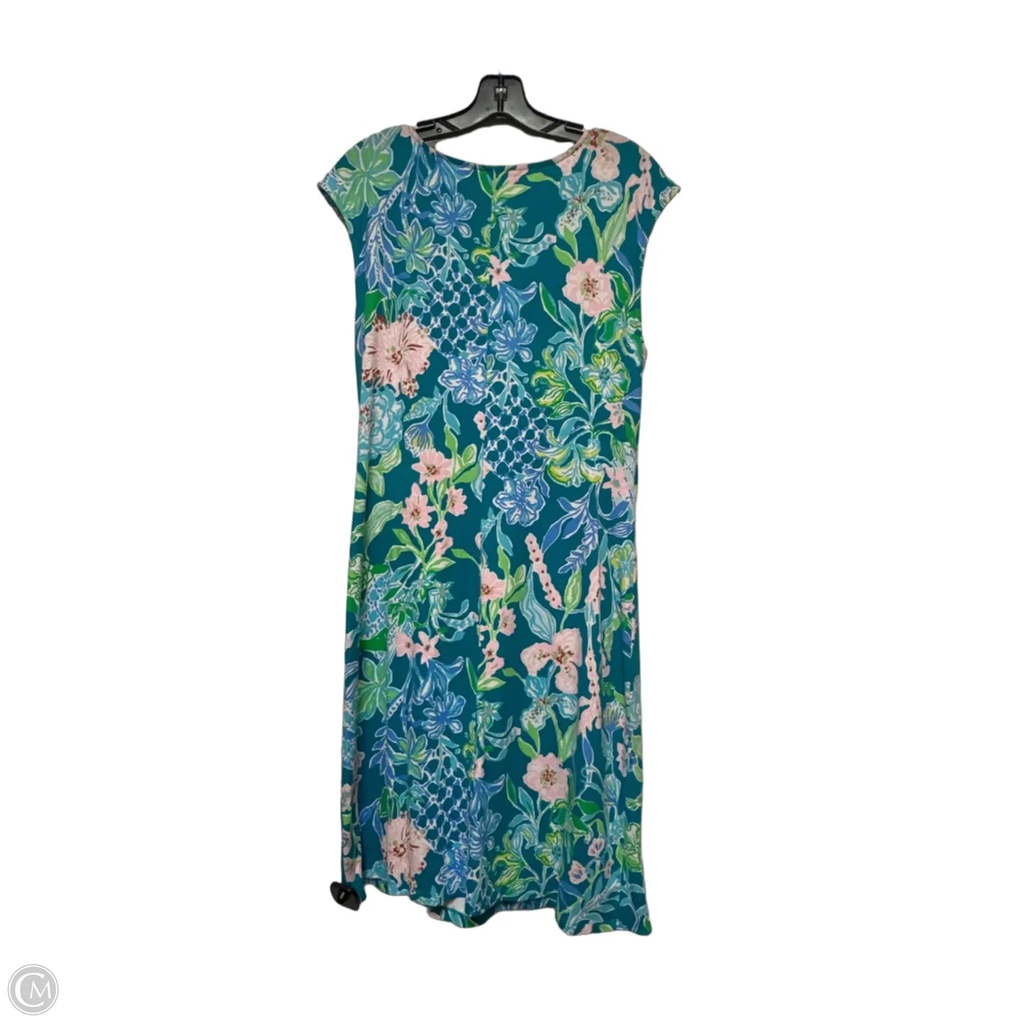 Dress Designer By Lilly Pulitzer In Floral Print, Size: L