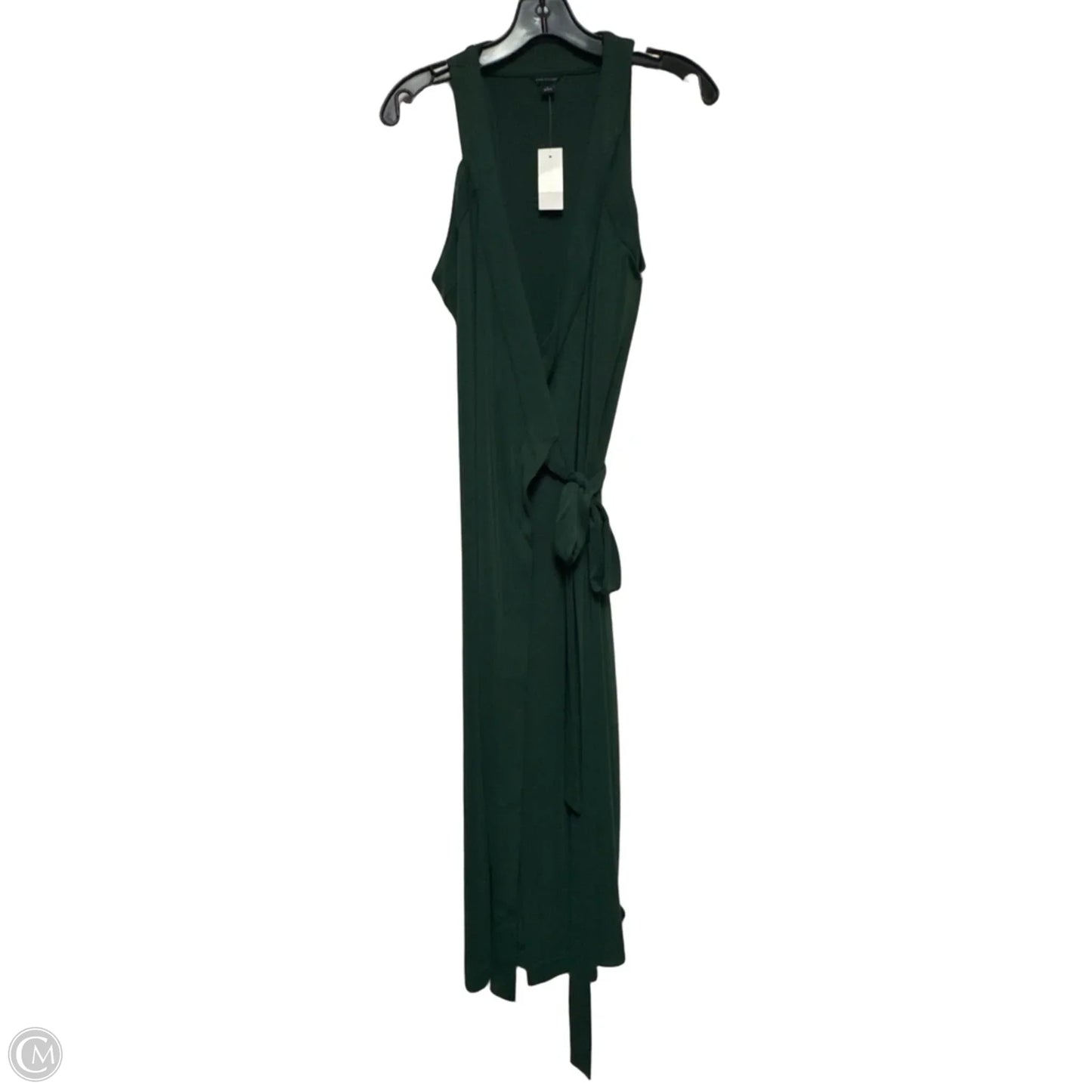 Dress Casual Midi By Ann Taylor In Green, Size: M