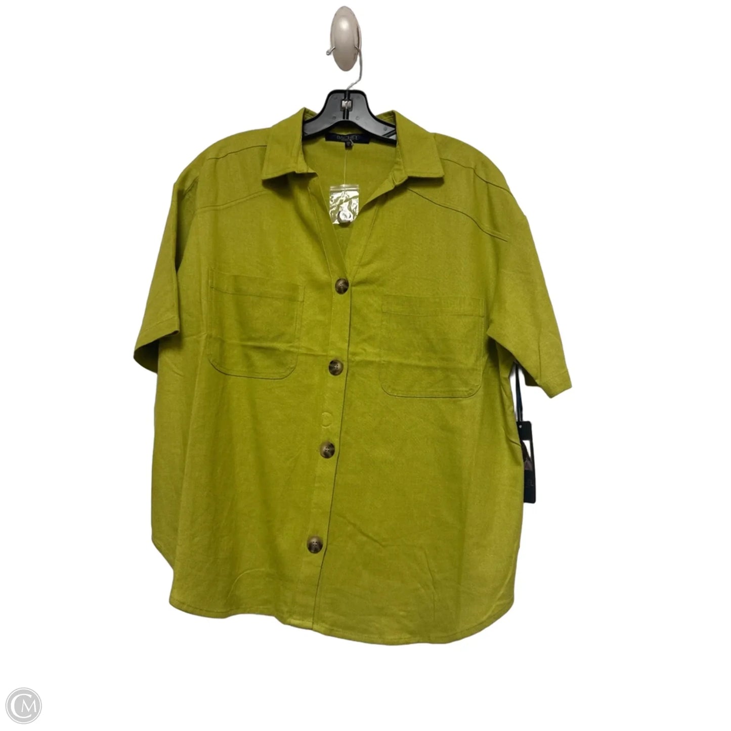 Top Short Sleeve By Rachel Roy In Green, Size: M