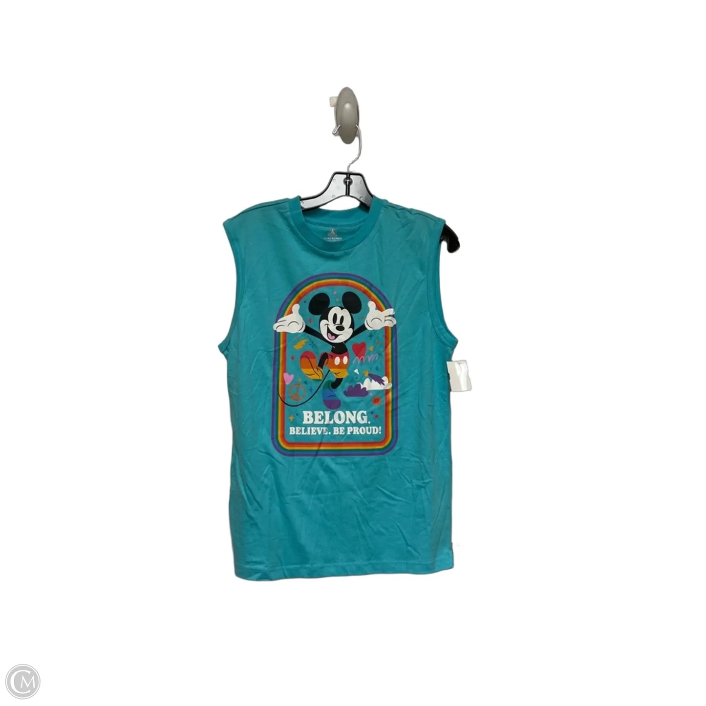 Tank Top By Disney Store In Teal, Size: Xs