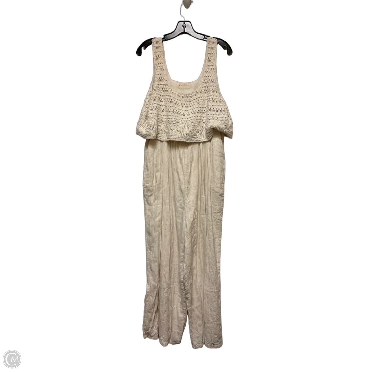 Dress Casual Maxi By Lucky Brand In Cream, Size: L