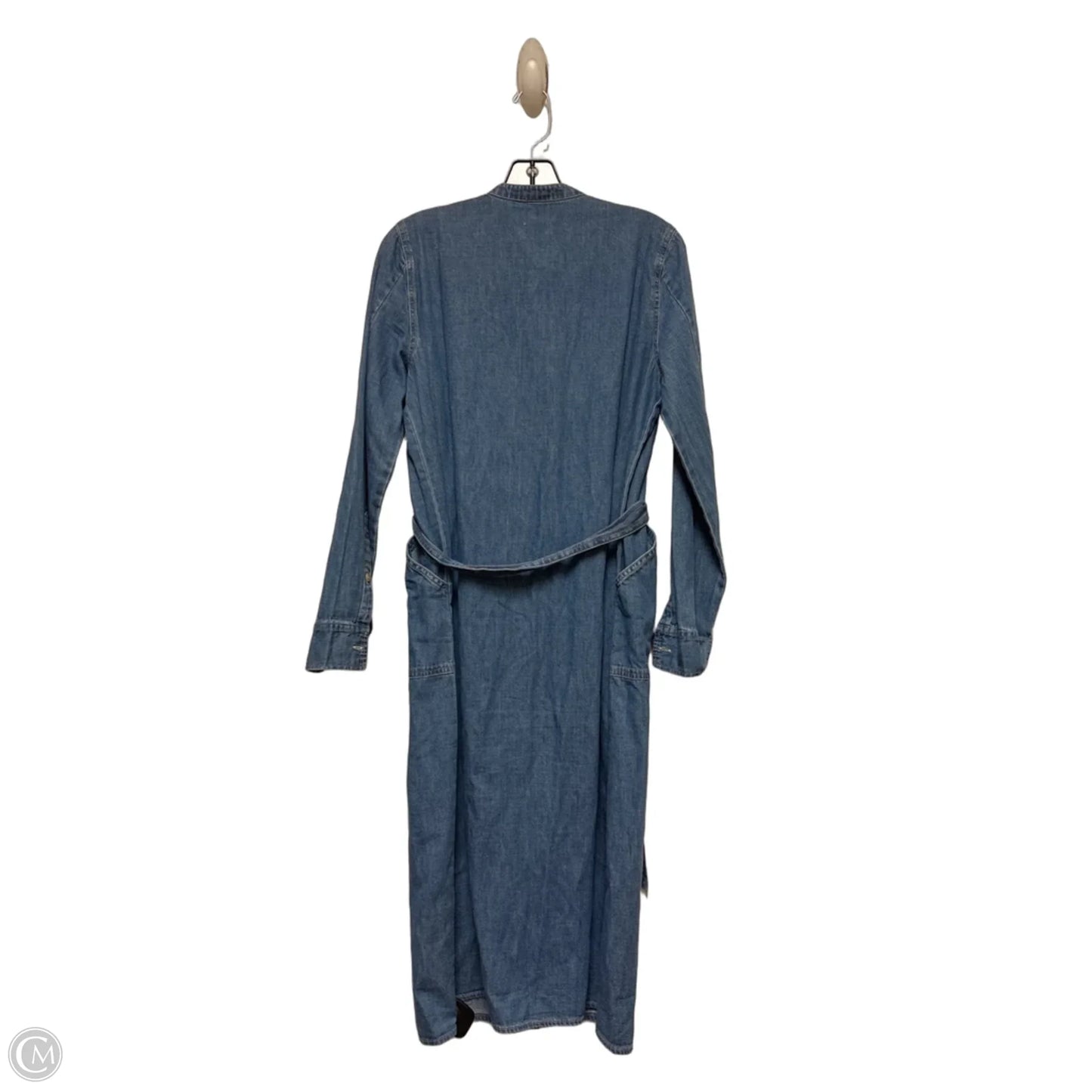 Dress Casual Midi By J. Crew In Blue Denim, Size: S