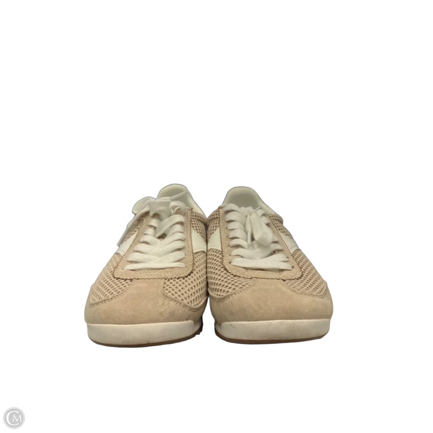 Shoes Sneakers By Clothes Mentor In Brown & White, Size: 9.5