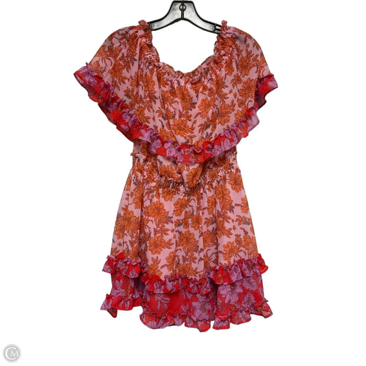 Dress Casual Short By Jessica Simpson In Floral Print, Size: S