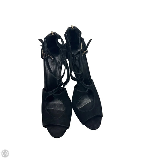 Sandals Heels Stiletto By Schutz In Black, Size: 10