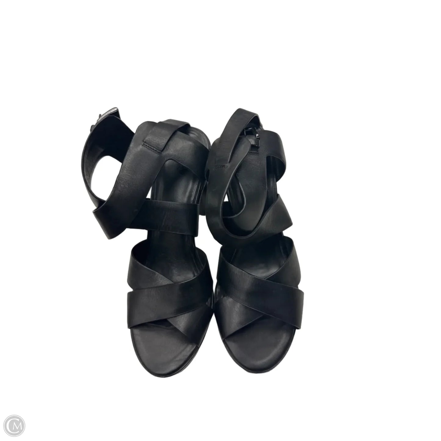 Sandals Heels Block By Joie In Black, Size: 9