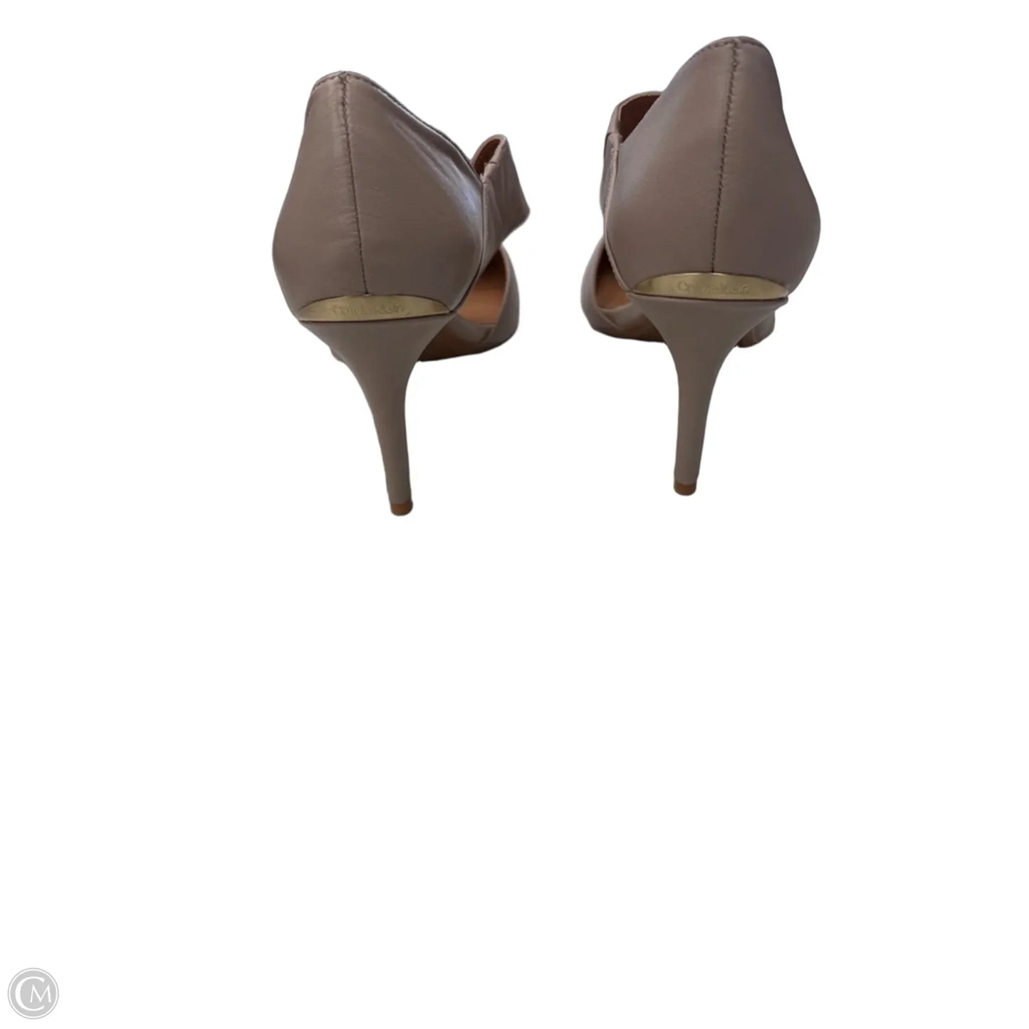Shoes Heels Stiletto By Calvin Klein In Taupe, Size: 11
