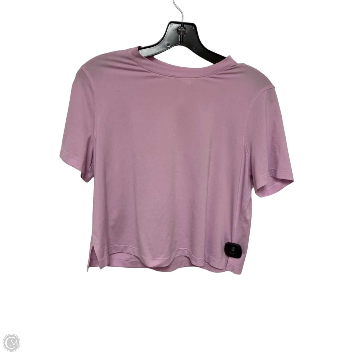 Athletic Top Short Sleeve By Lululemon In Purple, Size: 8