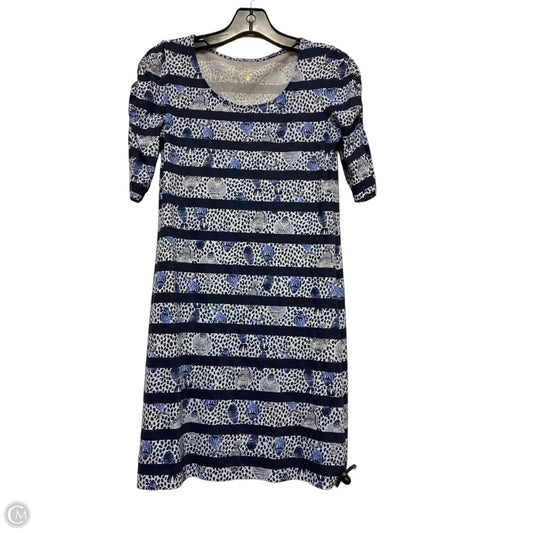 Dress Designer By Lilly Pulitzer In Blue & White, Size: Xxs