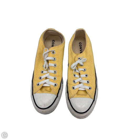 Shoes Sneakers By Converse In Yellow, Size: 8
