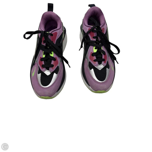 Shoes Sneakers By Puma In Green & Purple, Size: 9