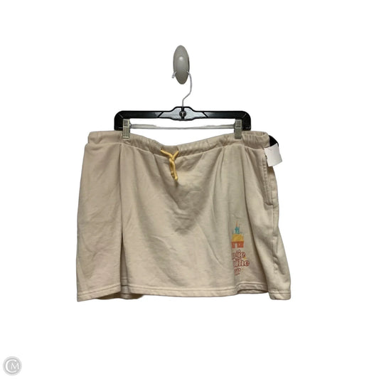 Skirt Mini & Short By Disney Store In Tan, Size: 16