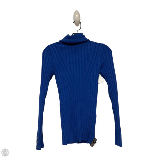 Top Long Sleeve By White House Black Market In Blue, Size: Xs
