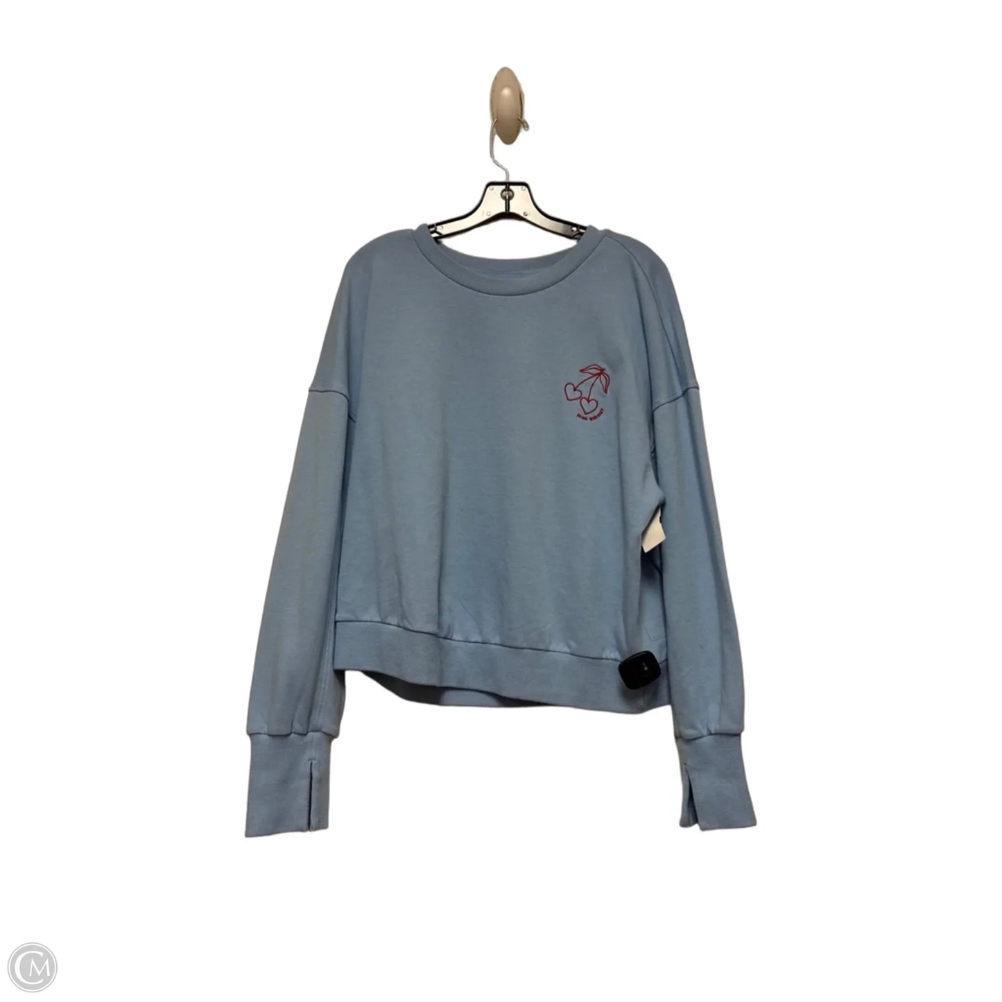 Sweatshirt Crewneck By Joy Lab In Blue, Size: M