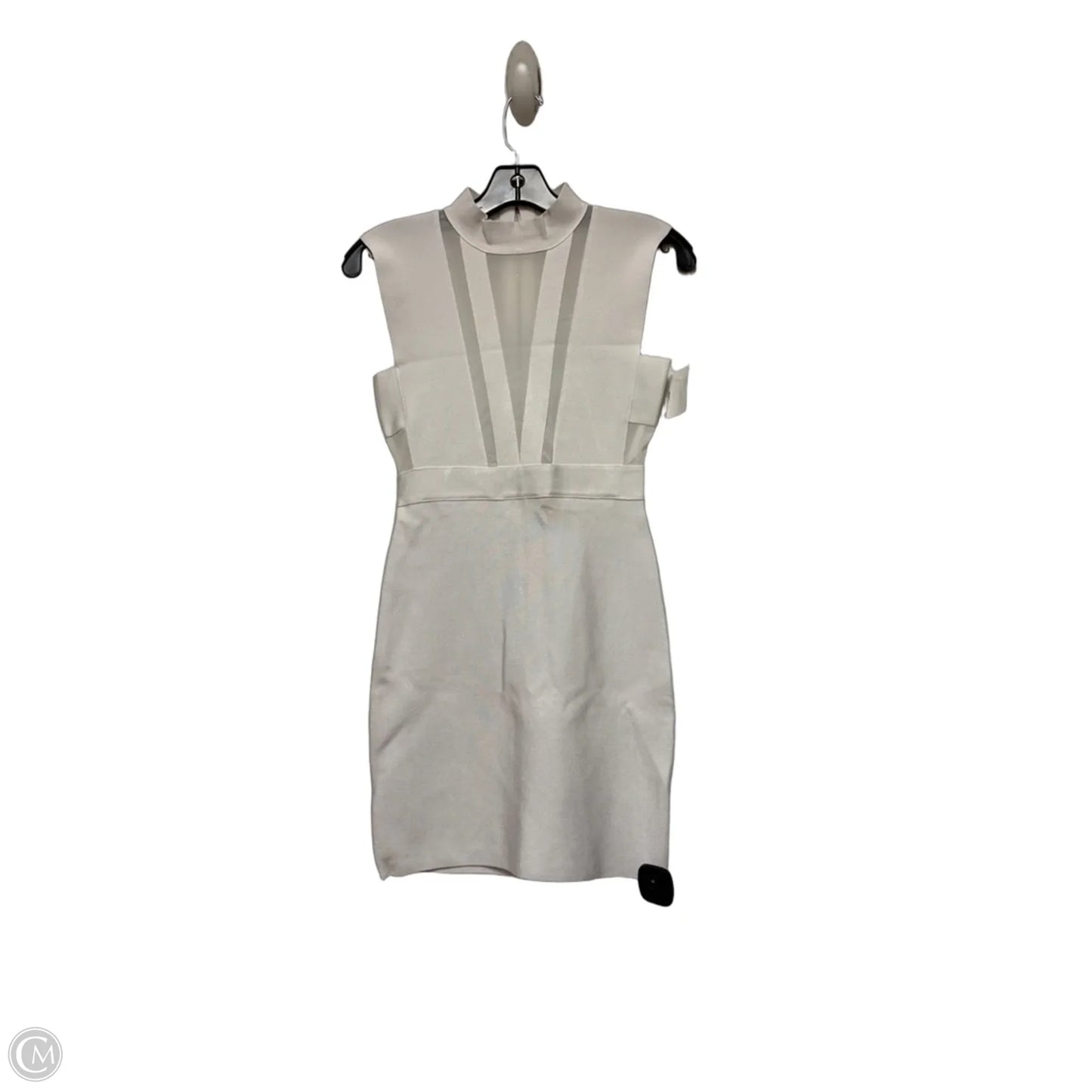 Dress Casual Short By Bebe In White, Size: Xs