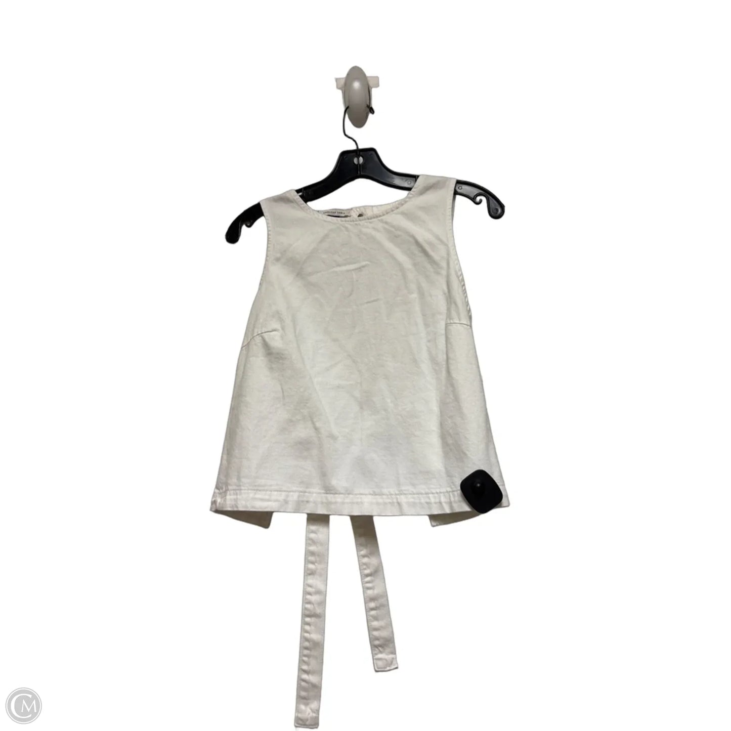 Top Sleeveless By American Eagle In White, Size: S