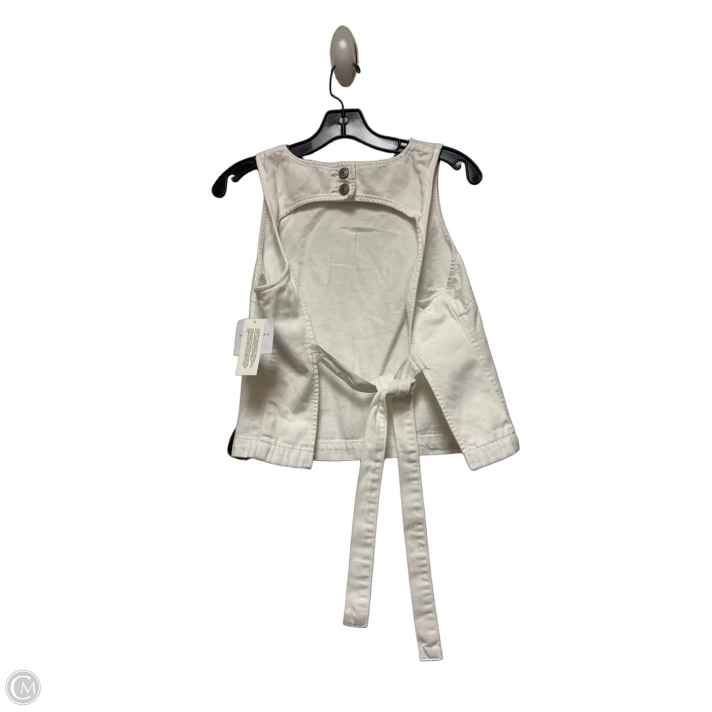 Top Sleeveless By American Eagle In White, Size: S