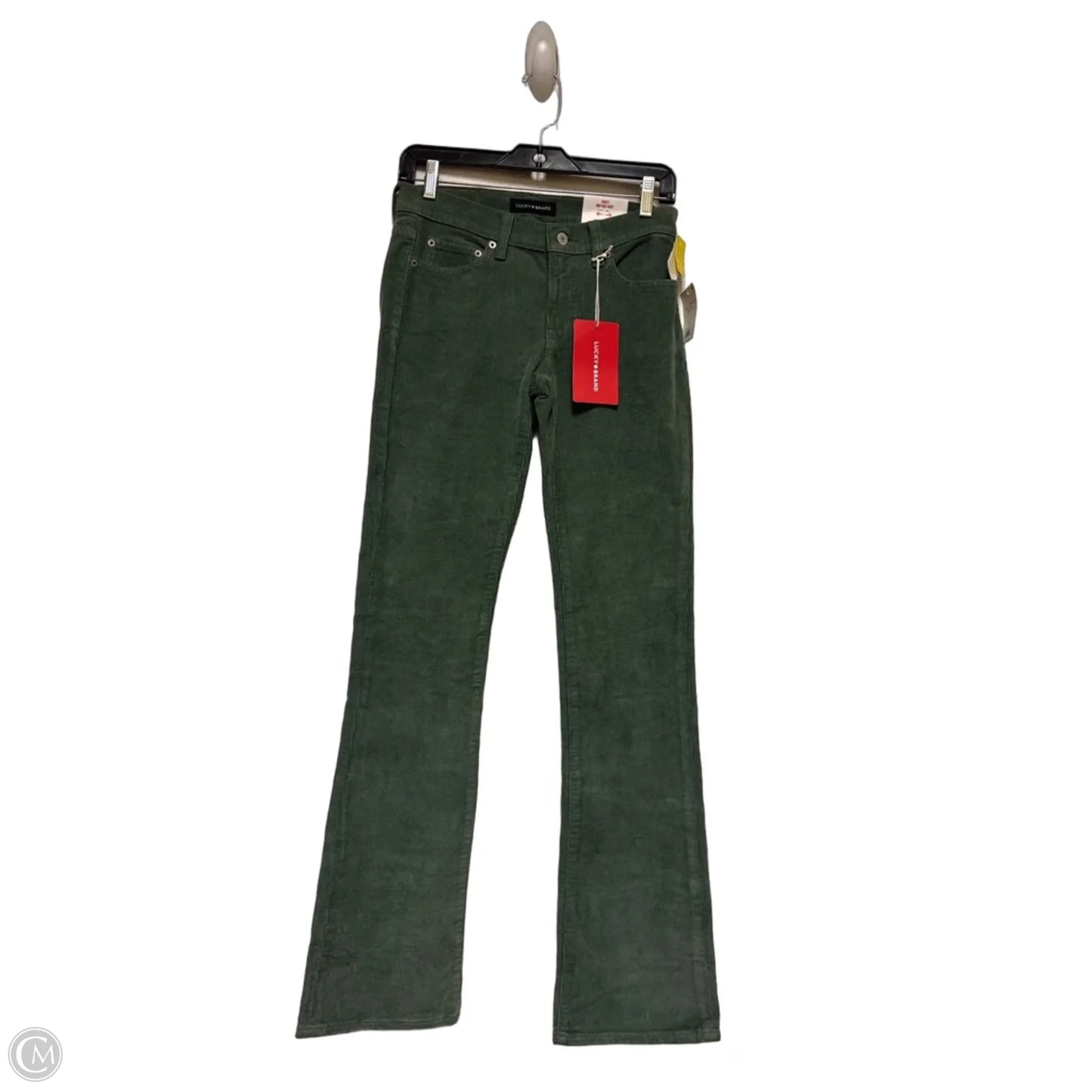 Pants Corduroy By Lucky Brand In Green, Size: 0