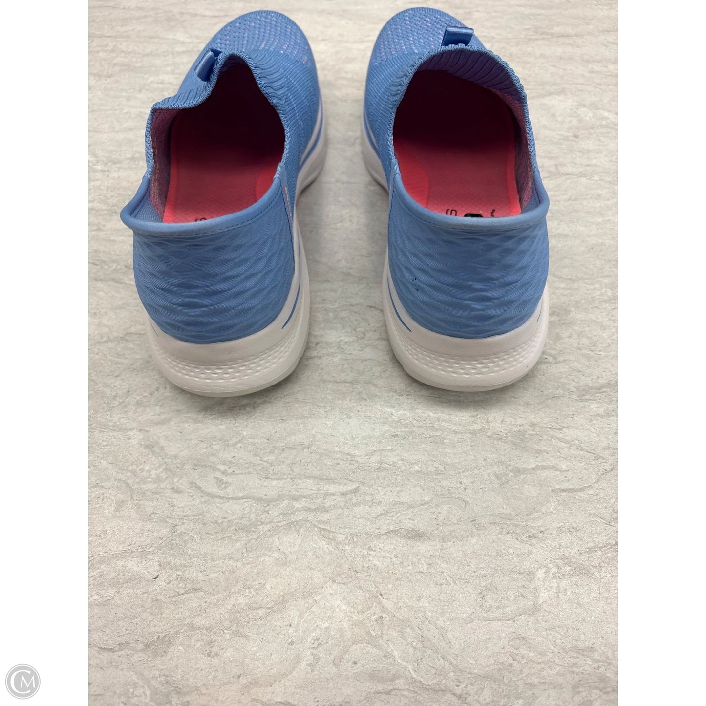 Shoes Athletic By Skechers In Blue & Pink, Size: 11