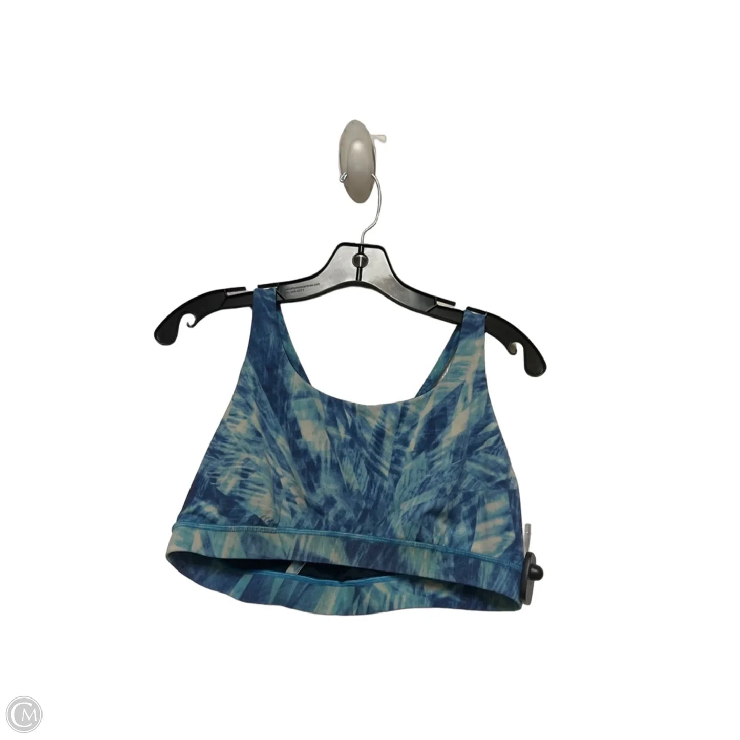 Athletic Bra By Lululemon In Blue, Size: 12
