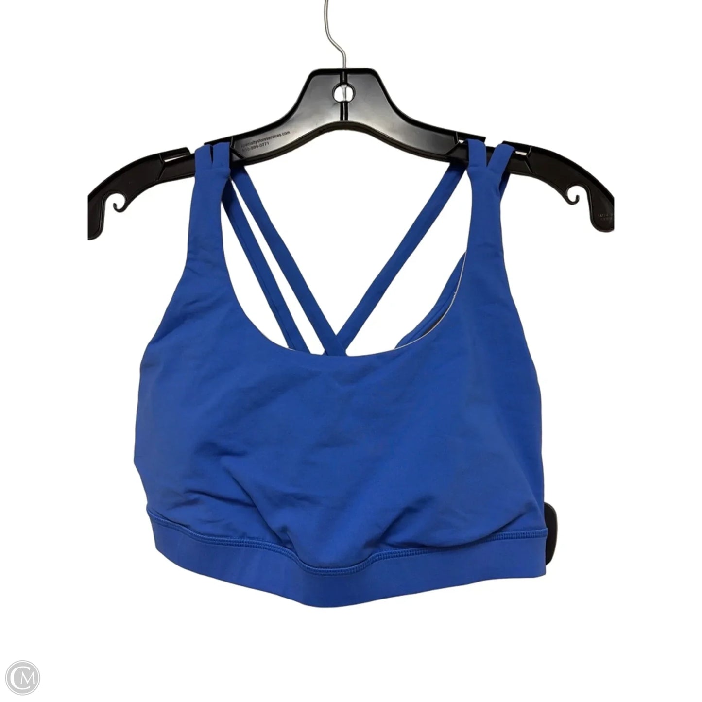 Athletic Bra By Lululemon In Blue, Size: 10