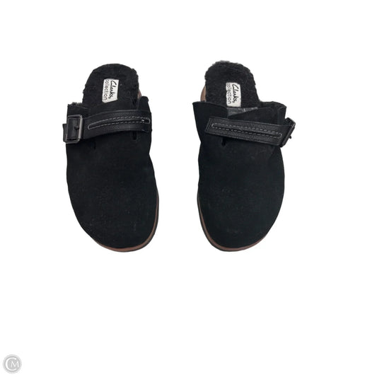 Shoes Flats By Clarks In Black, Size: 8.5
