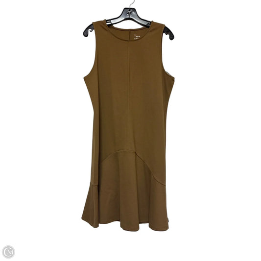 Dress Casual Midi By A New Day In Brown, Size: L