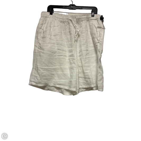 Shorts By Eileen Fisher In White, Size: 12