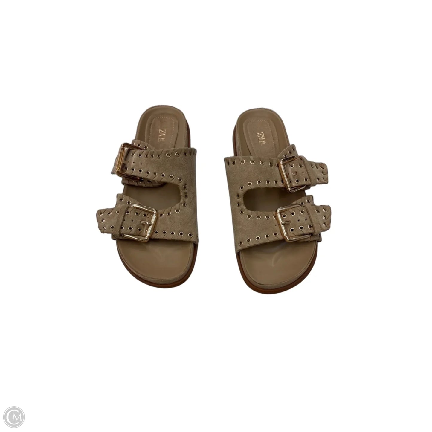 Sandals Flats By Zara In Brown, Size: 7