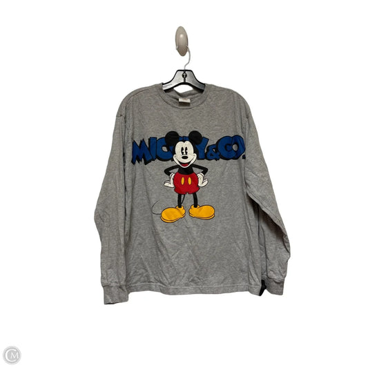 Top Sleeveless Basic By Disney Store In Grey, Size: L