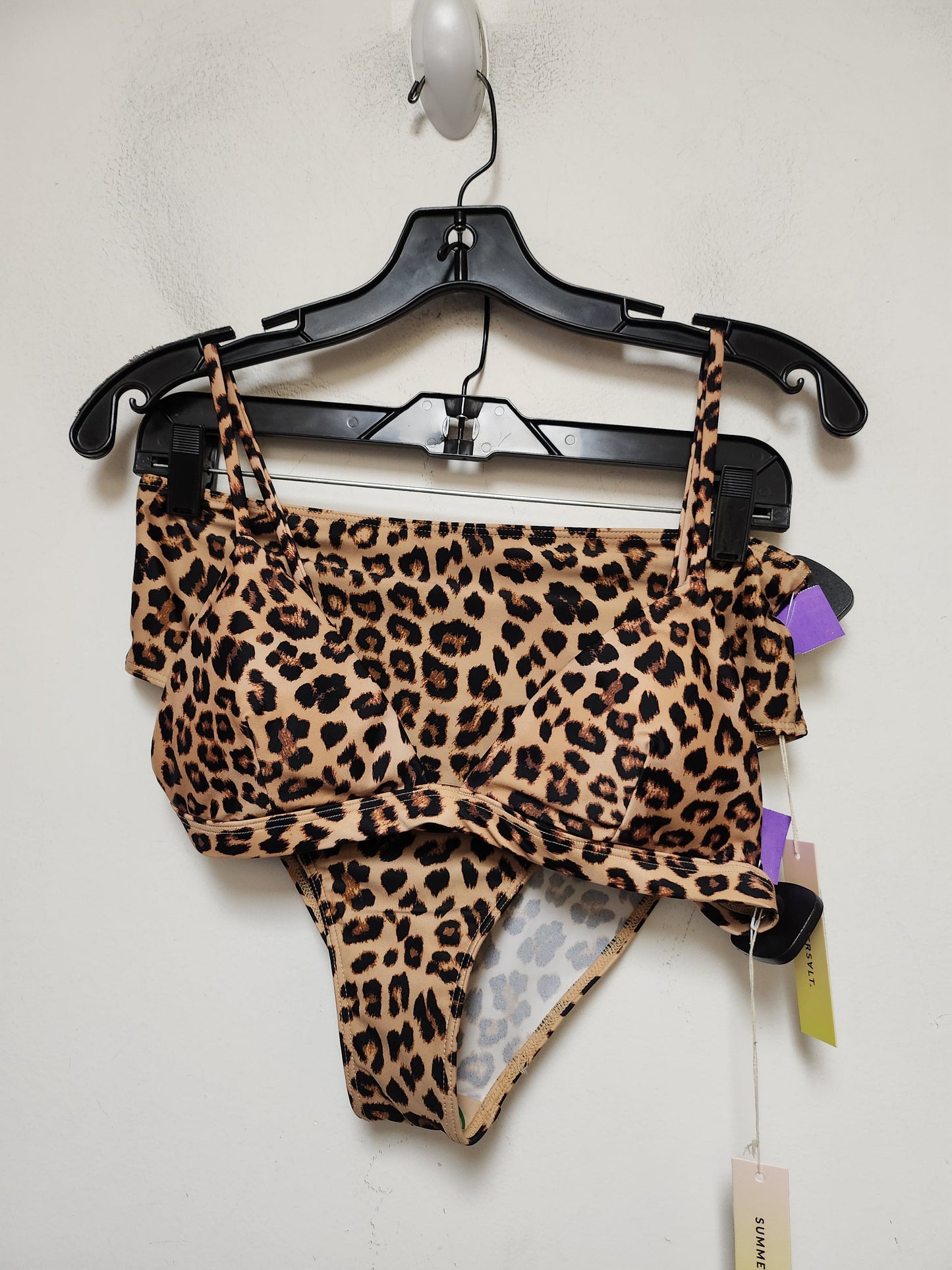 Animal Print Swimsuit 2pc Clothes Mentor, Size M