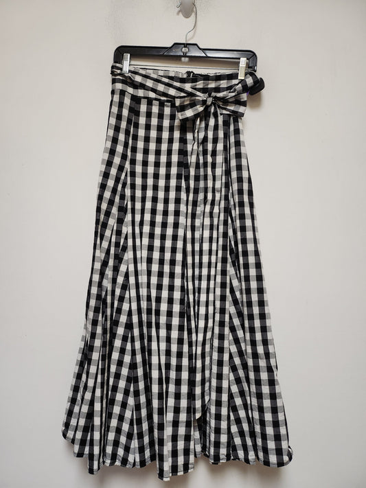 Checkered Pattern Skirt Maxi Who What Wear, Size 10