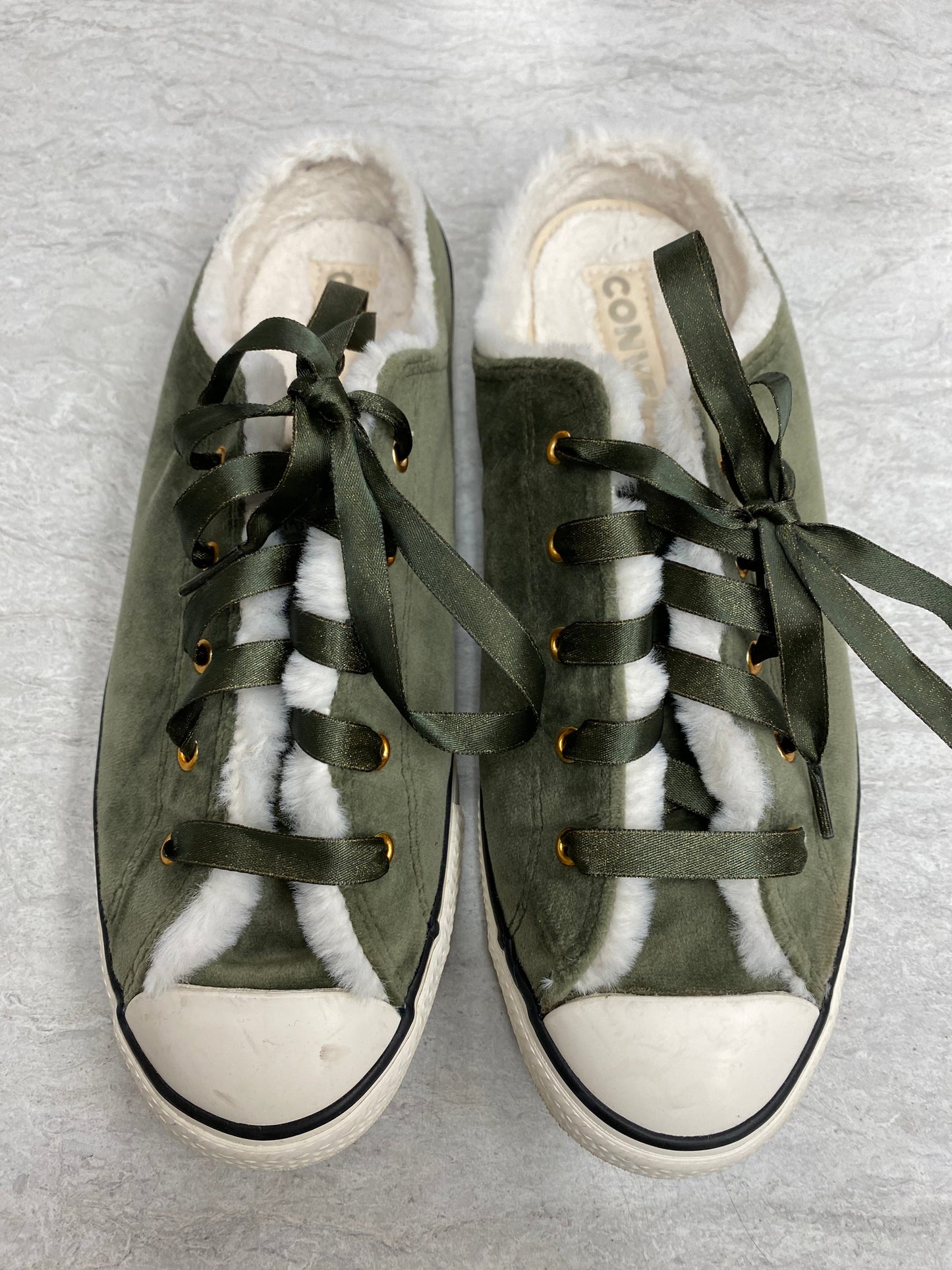 Green Shoes Sneakers Converse, Size 8.5