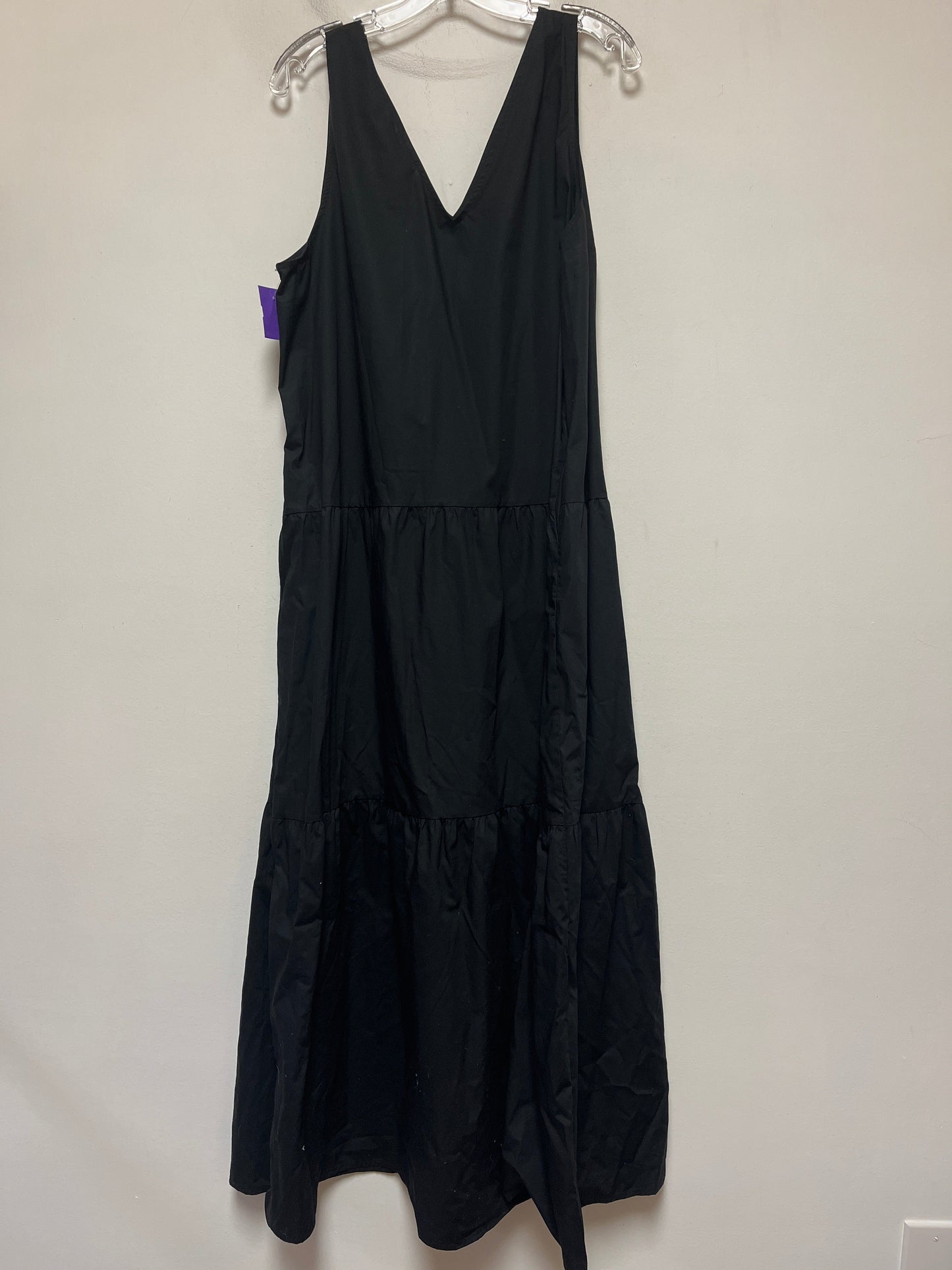Black Dress Casual Maxi Who What Wear, Size Xxl