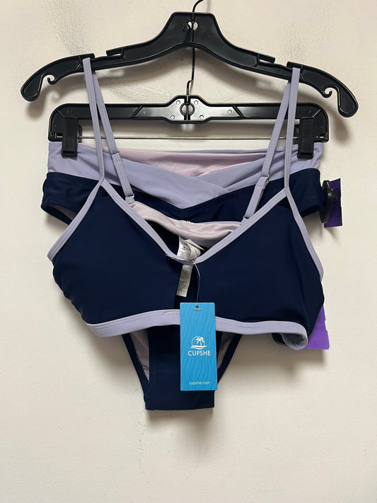 Blue & Purple Swimsuit 2pc Cupshe, Size M