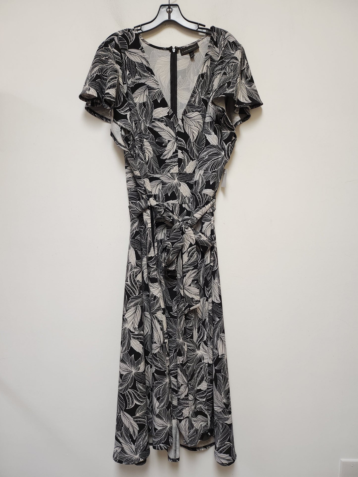 Tropical Print Dress Casual Maxi Lane Bryant, Size 3x