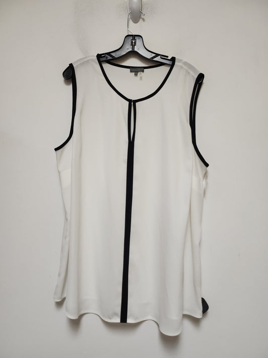 Black & White Top Sleeveless Vince Camuto, Size 3x