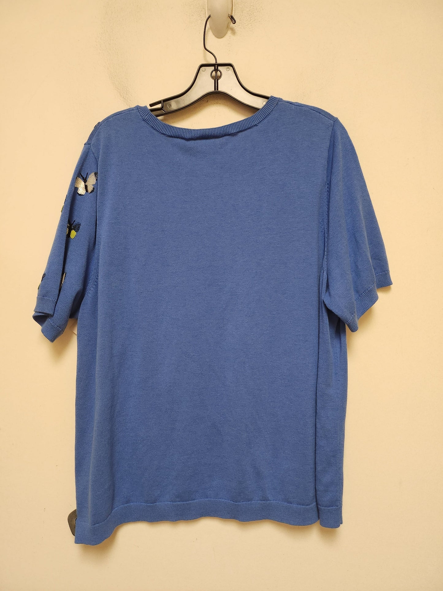 Blue Top Short Sleeve Talbots, Size 3x
