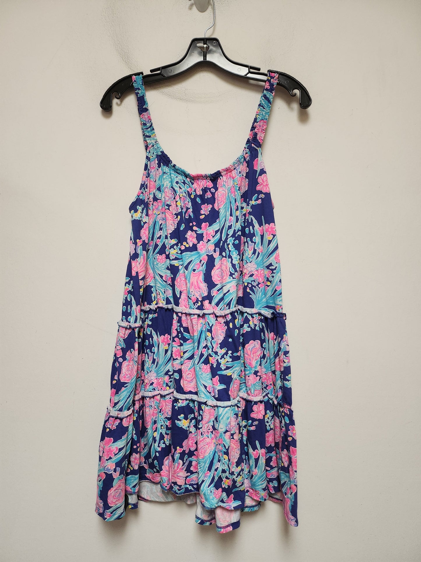 Floral Print Dress Casual Short Lilly Pulitzer, Size L