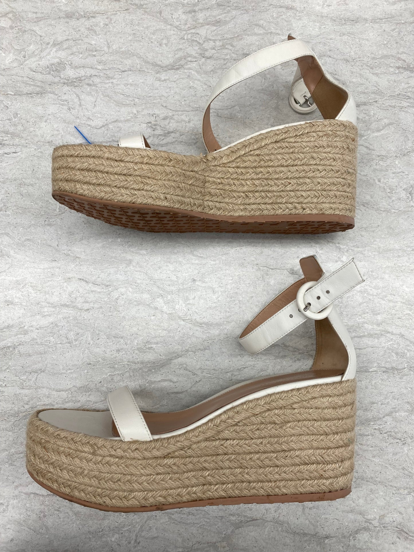 White Sandals Designer Cma, Size 11