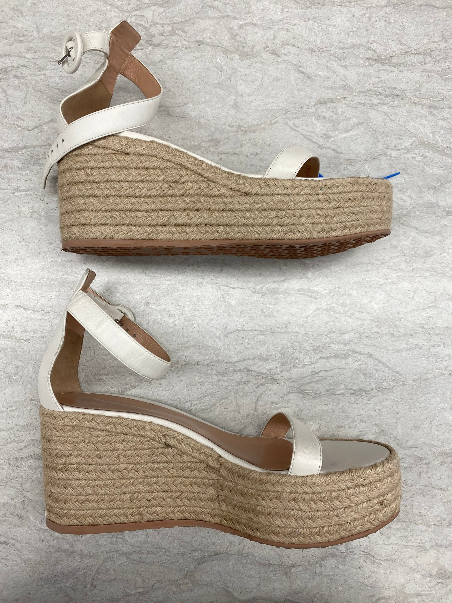 White Sandals Designer Cma, Size 11