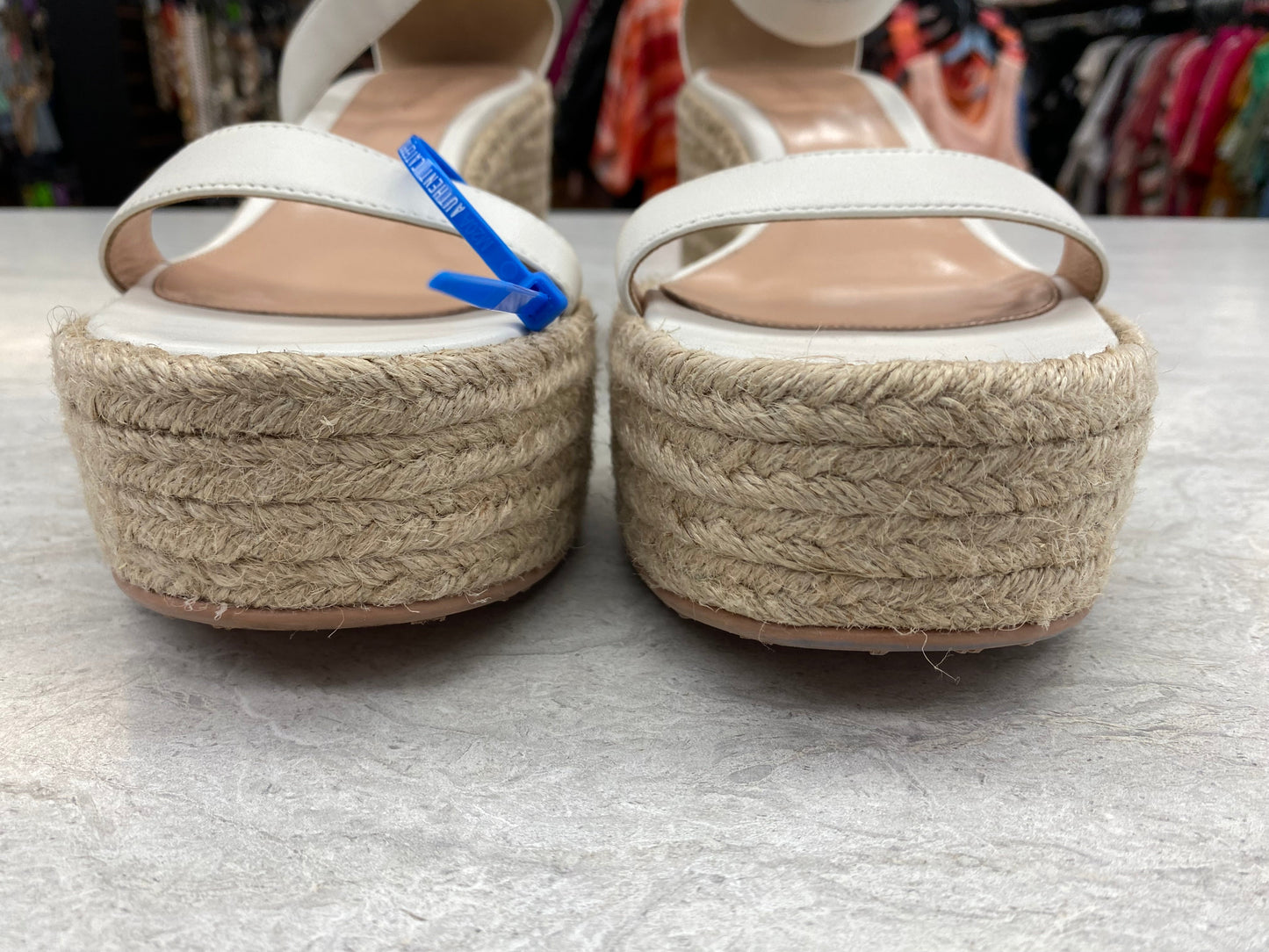 White Sandals Designer Cma, Size 11