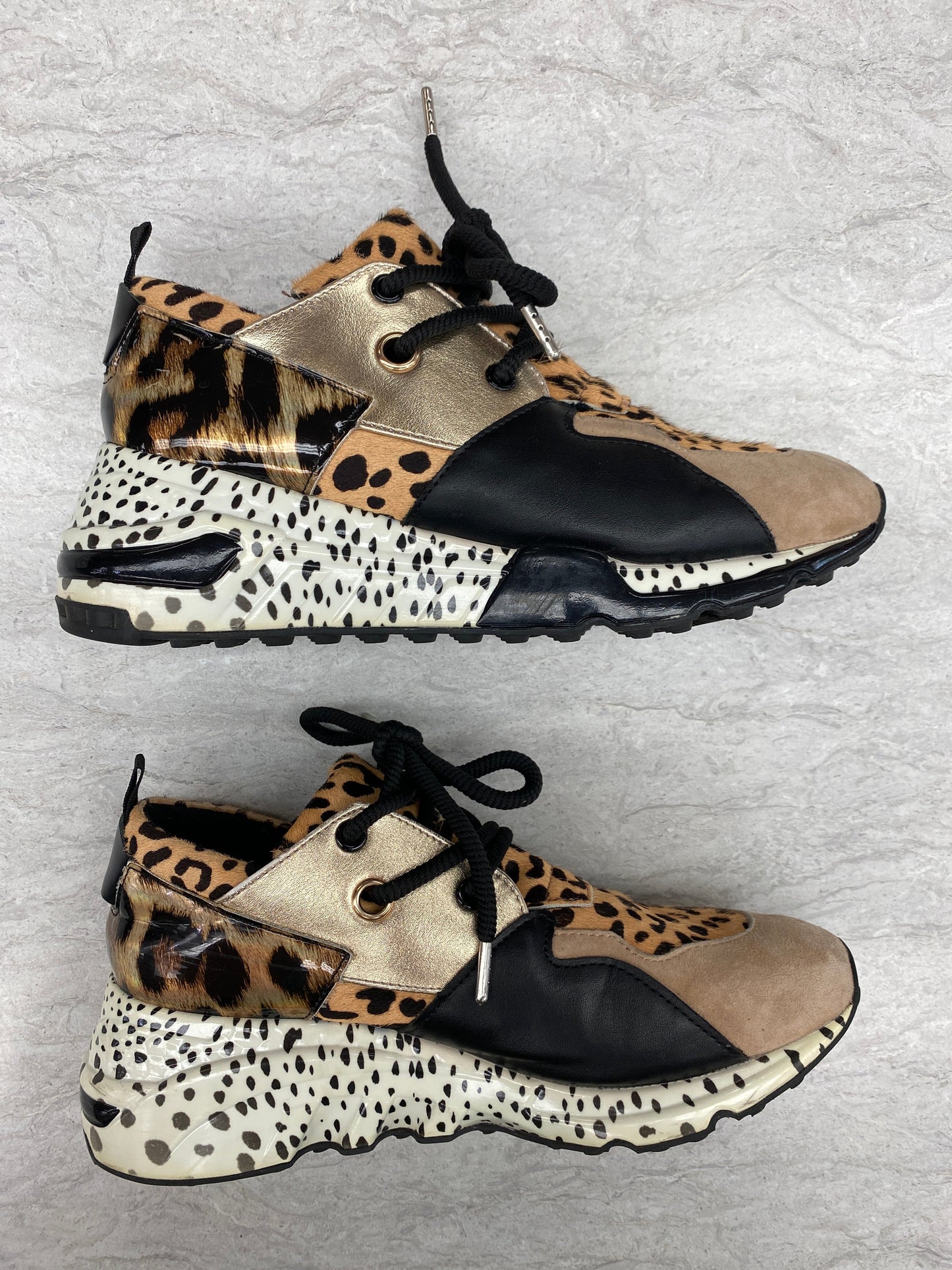 Animal Print Shoes Sneakers Steve Madden, Size 8