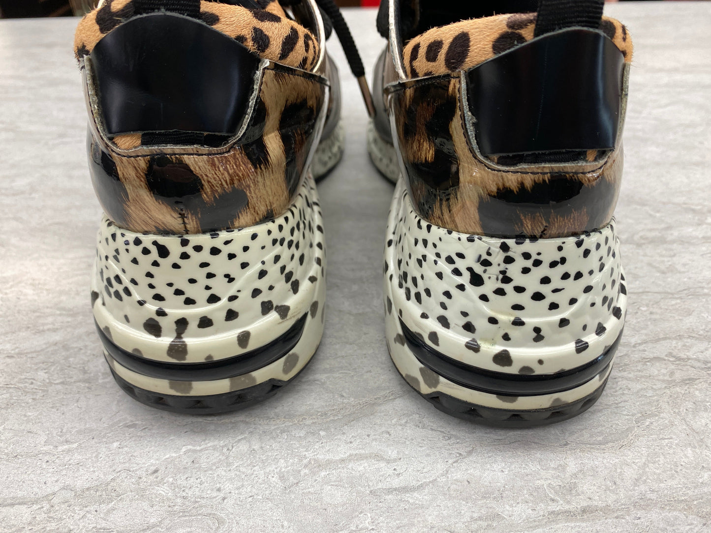 Animal Print Shoes Sneakers Steve Madden, Size 8